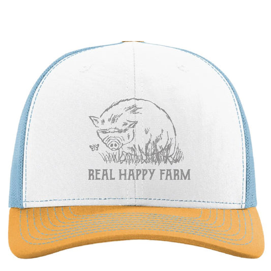 The Penny Hat: Blue/Yellow