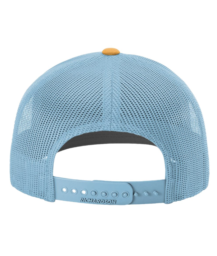 The Penny Hat: Blue/Yellow