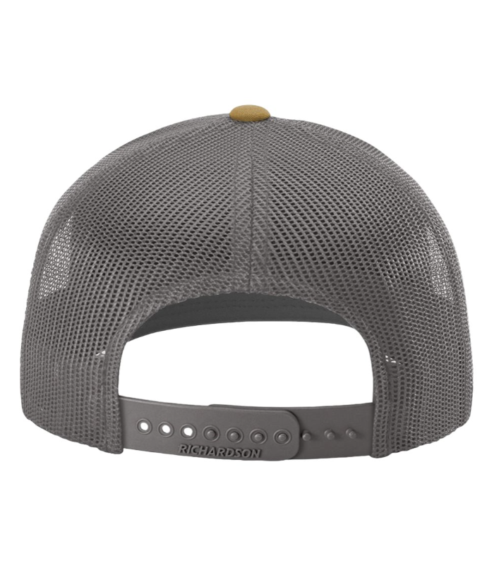 The Penny Hat: Charcoal/Gold