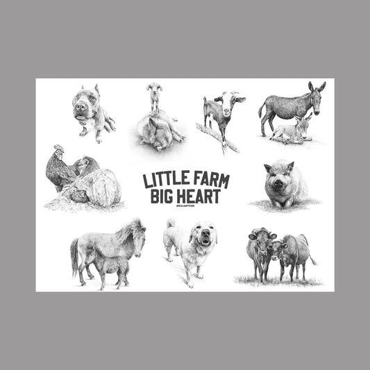 Farm Animals Sticker Sheet
