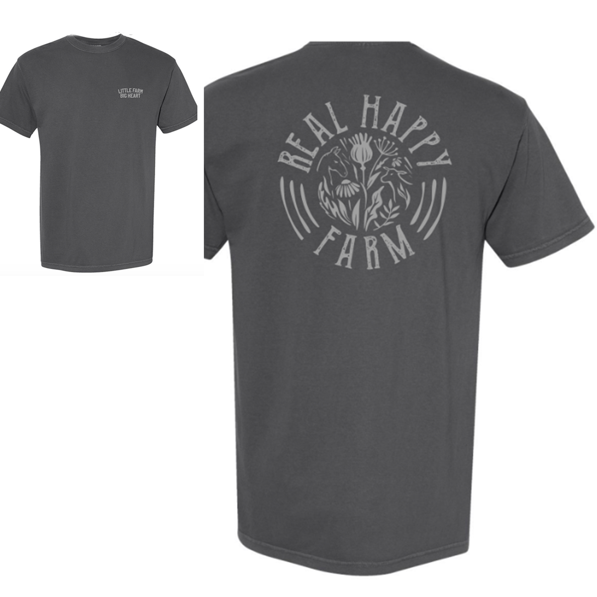 Unisex Logo Tee: Dark Grey